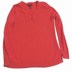 Women’s Gap Pink V Neck Long Sleeve Sweater | Size Small